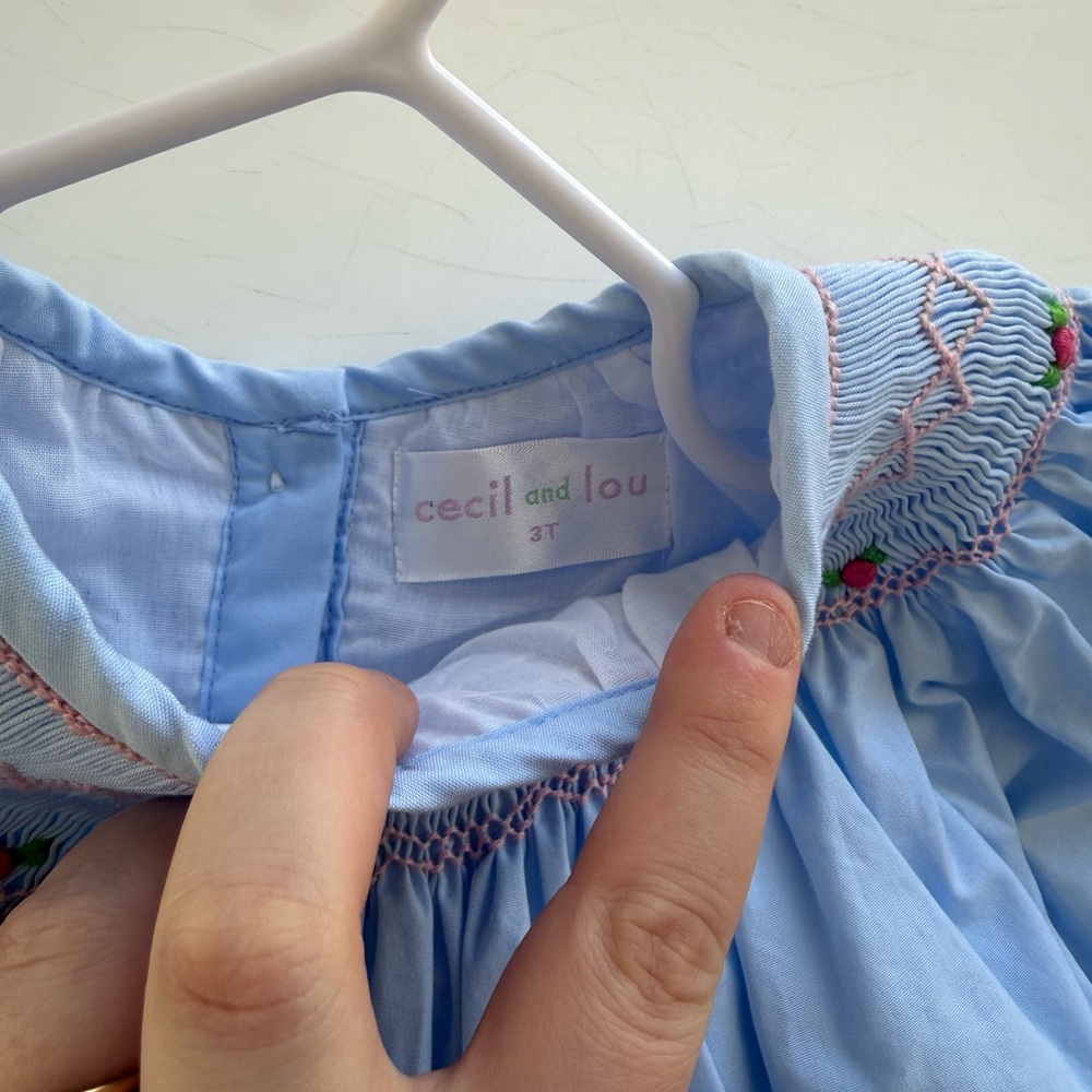 Cecil and Lou Smocked Long Sleeve - Picture 3 of 3